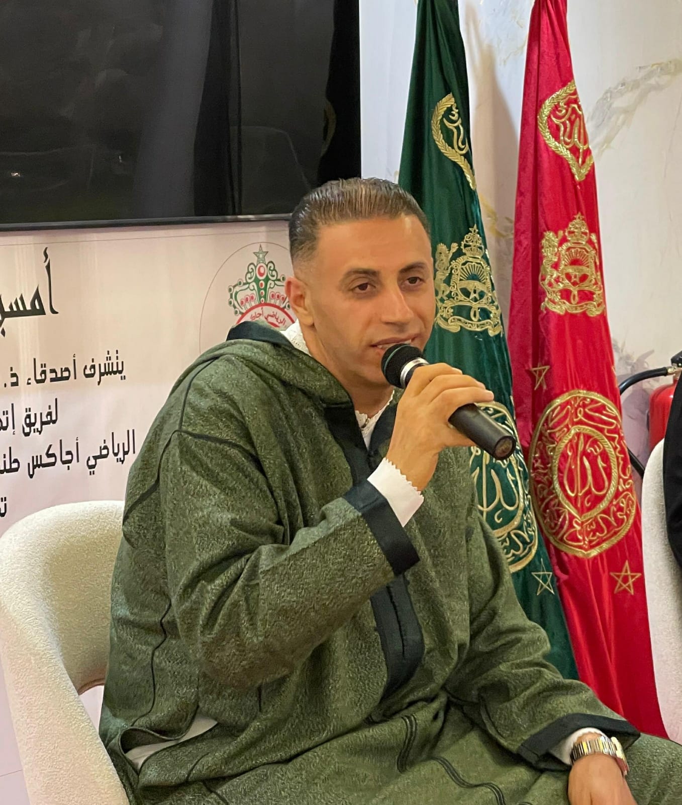 لقاء خاص يستضيف الاستاذ محمد احكان الرئيس السابق لنادي اتحاد طنجة لكرة القدم. 1 IMG 20260315 WA0052