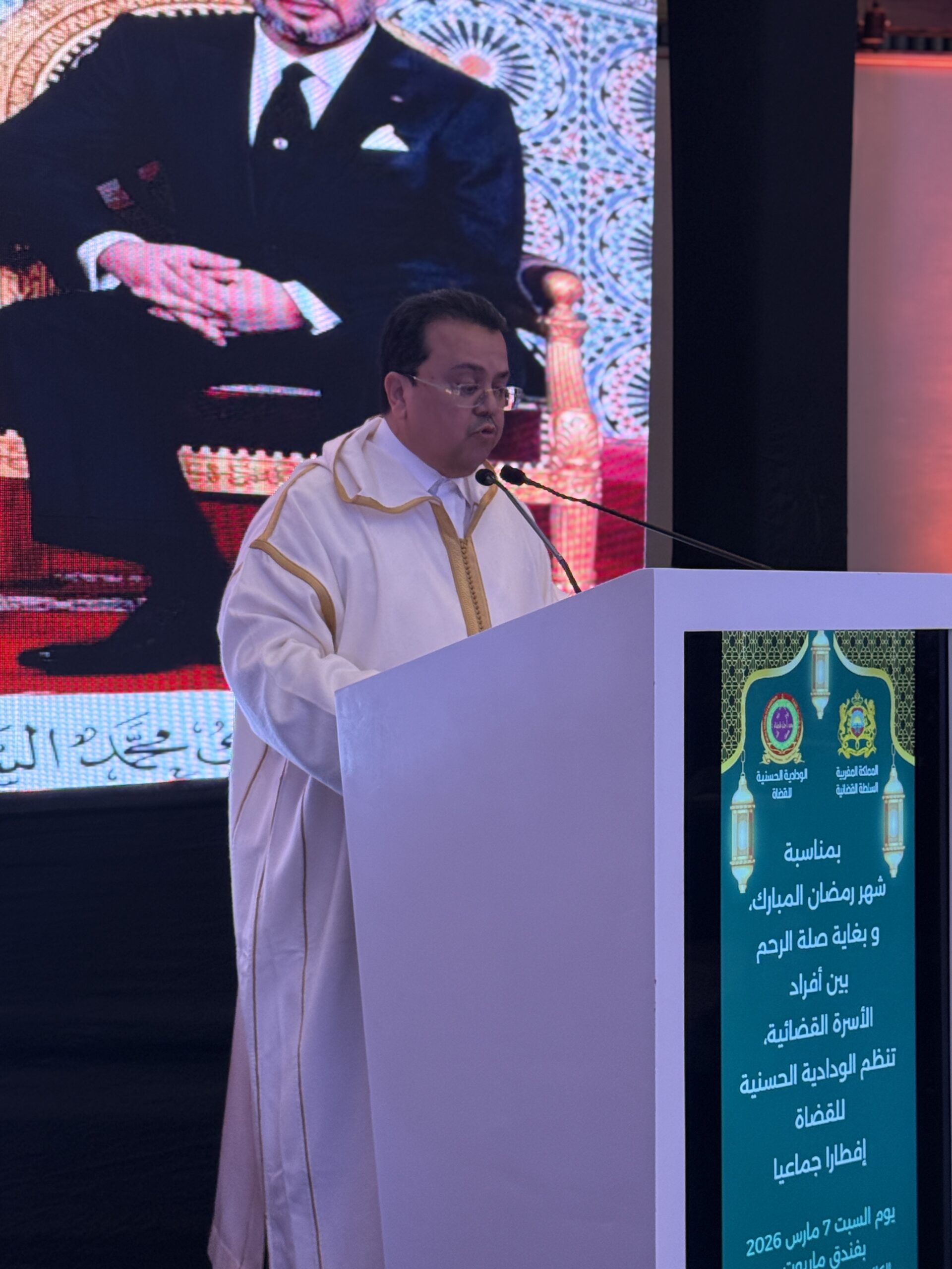 من محراب العدالة إلى مائدة الإفطار الرمضاني.. محمد رضوان يجدد العهد مع قيم التضامن داخل الأسرة القضائية 1 IMG 3141 scaled