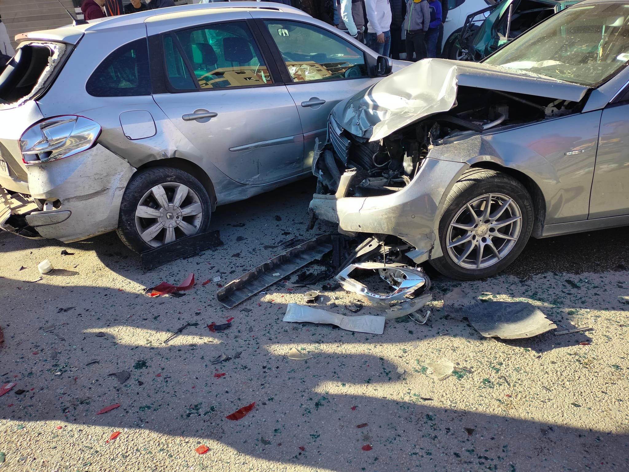 حادث سير وجدة