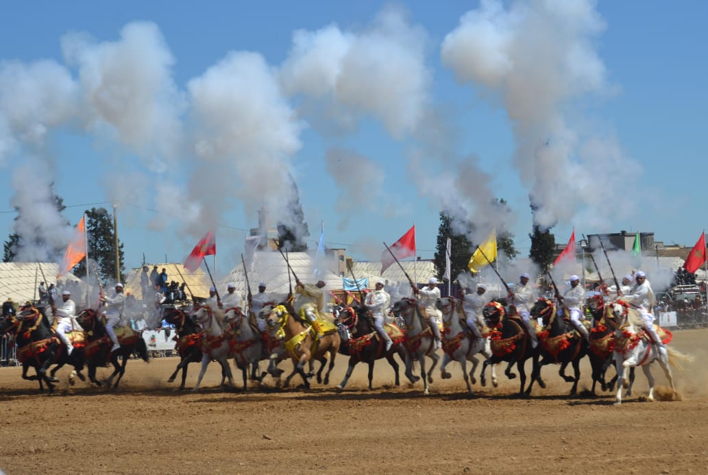 تيفلت تحتضن انطلاقة متميزة للإقصائيات الجهوية لكأس الحسن الثاني للتبوريدة وسط حضور وازن للمسؤولين. 18 1000492865