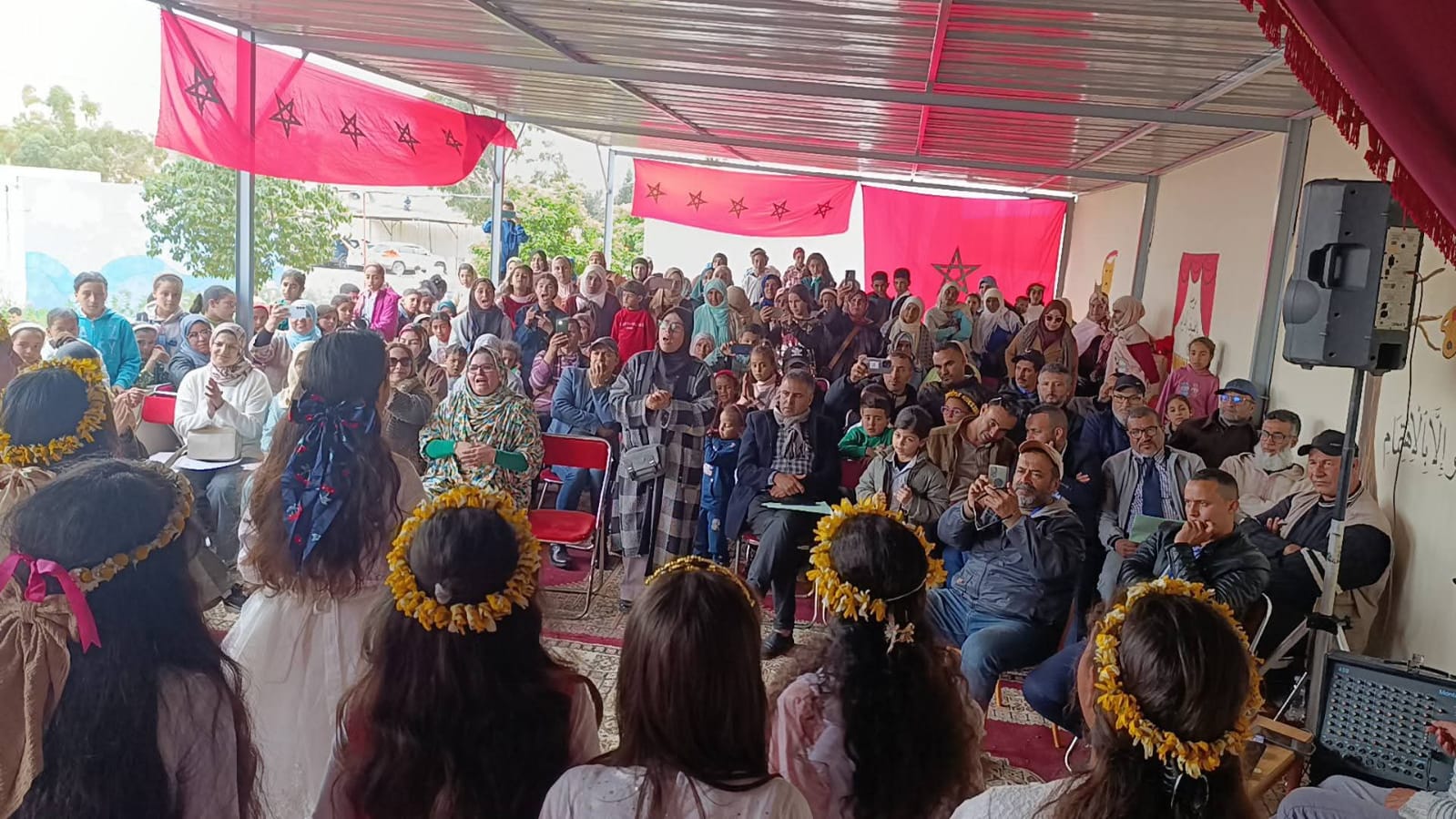 سطات... تكريم السيدة "مي فضيلة" في مهرجان الربيع الأول لمجموعة مدارس أولاد عزوز 1 IMG 20260412 WA0008