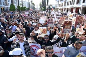 enseignants manifestation