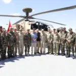 Ceremonie de reception du 2e lot dhelicopteres de combat Apache AH 64E